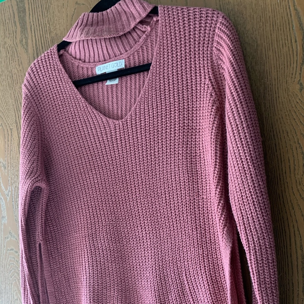 Pink sweater